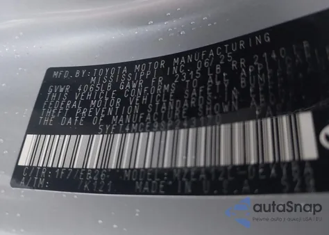 2025 Toyota Corolla Xse z USA, uszkodzony, nr VIN 5YFT4MCE9SP243170